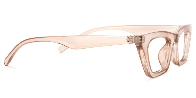 Priya Cateye Champagne Glasses | Zeelool Glasses3