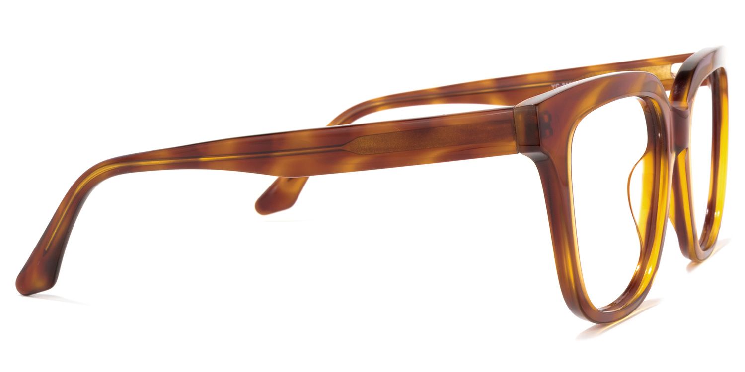Quiana Square Yellow-Tortoise Glasses | Zeelool Glasses3