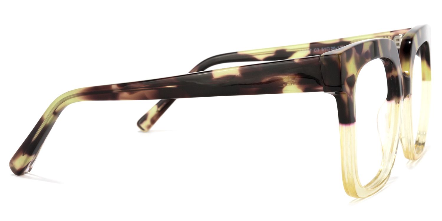 Dexter Square Tortoise Glasses | Zeelool Glasses3