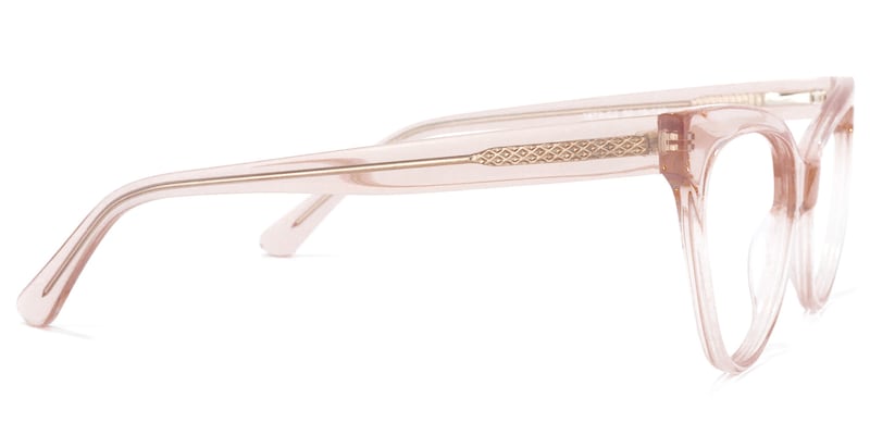 Cat Eye Champagne Glasses | Zeelool Glasses3