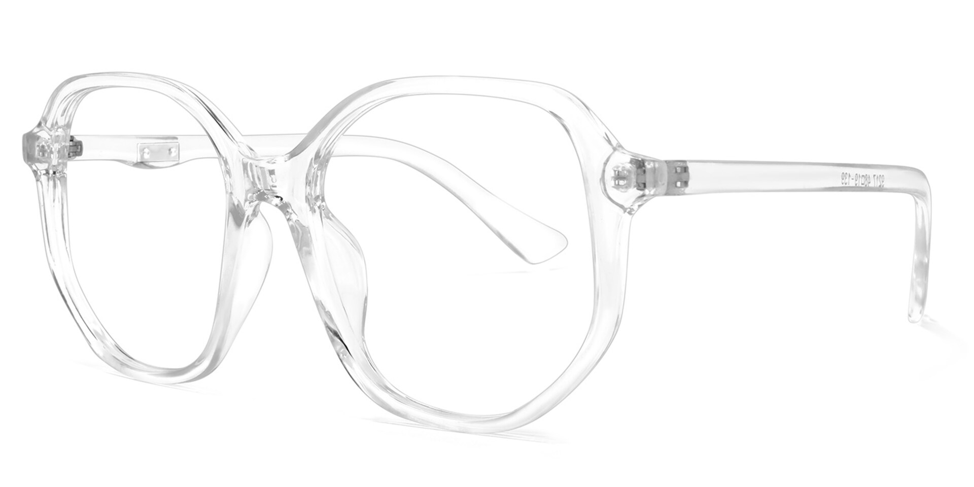 Rylee Geometric Clear Glasses | Zeelool Glasses1