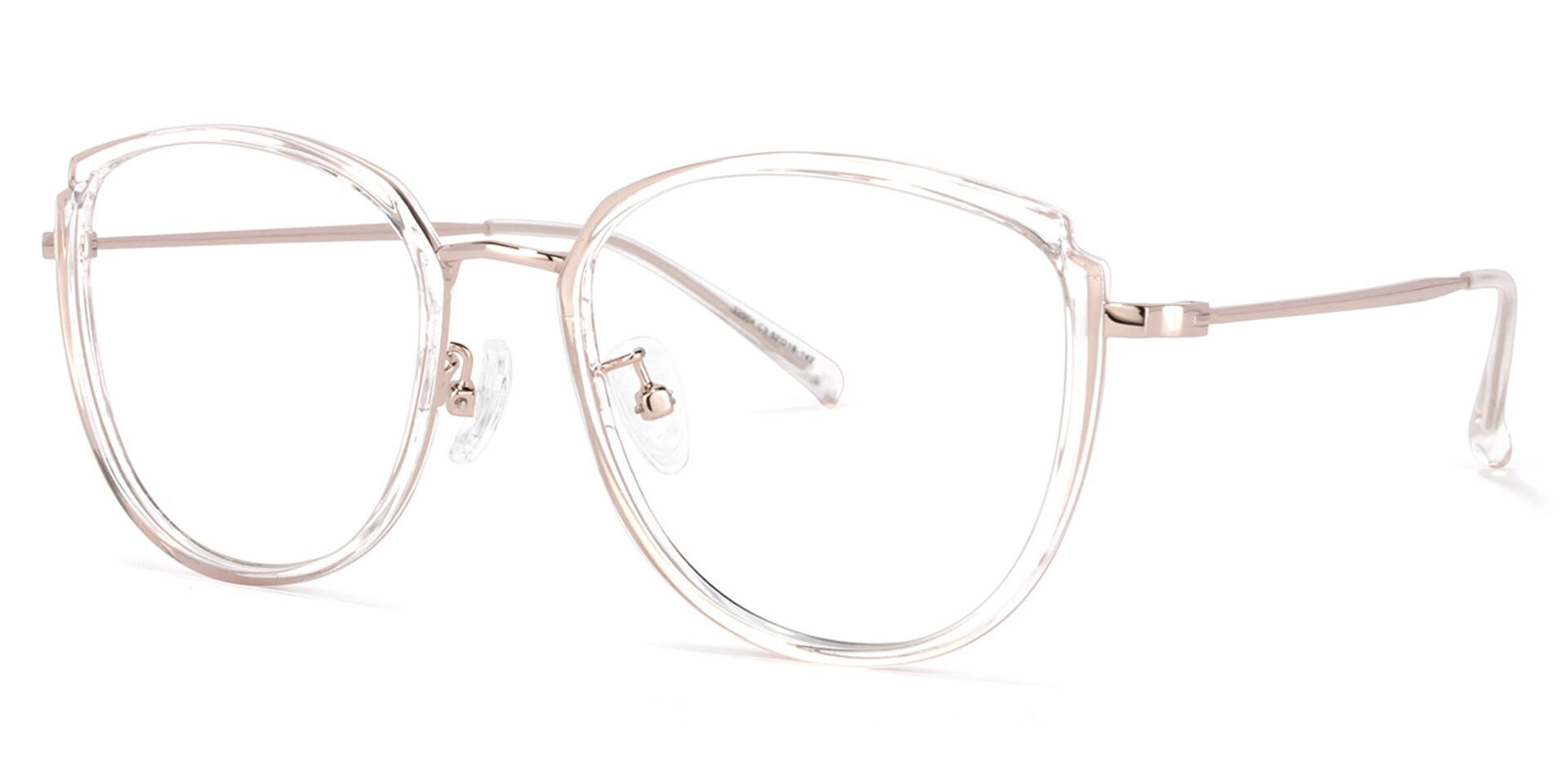 Reagan Cateye Crystal Glasses | Zeelool Glasses1