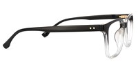 Roman Rectangle Black Glasses3