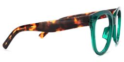 Harrell Square Dark-Green Glasses3