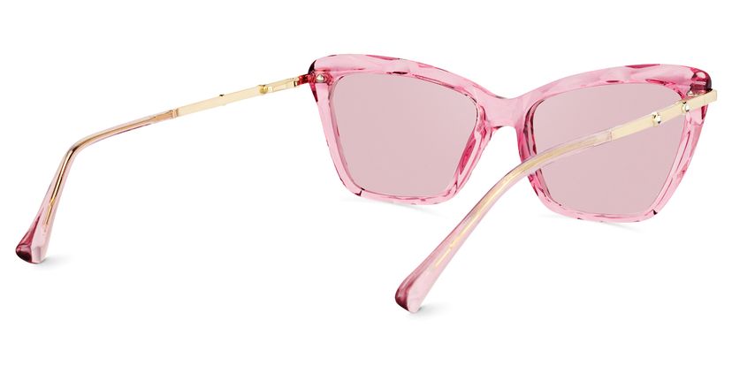 Juliet Cateye Pink Sunglasses | Zeelool Glasses display picture 3