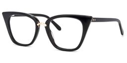 Tallulah Cat Eye Black Glasses1