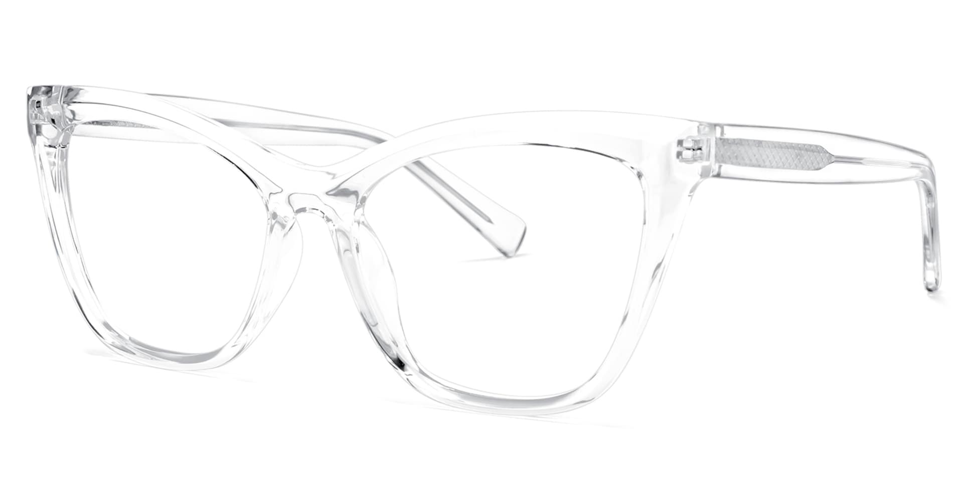 Raegan Cateye Crystal Glasses | Zeelool Glasses1