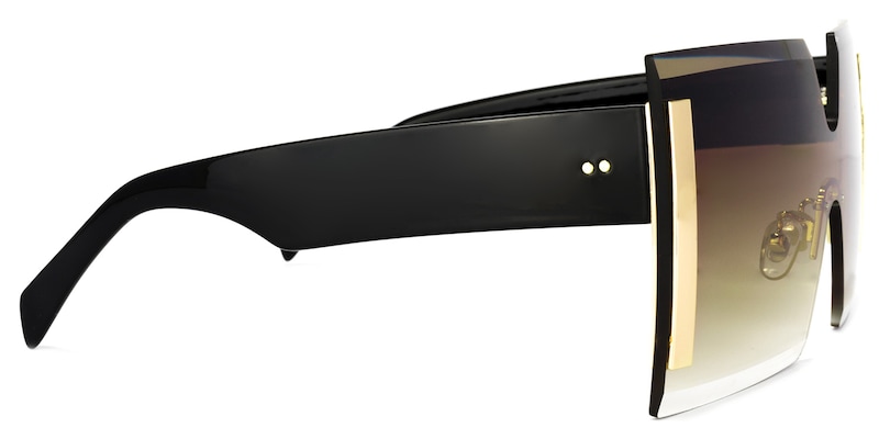 Shannon Square Brown Sunglasses | Zeelool Glasses3