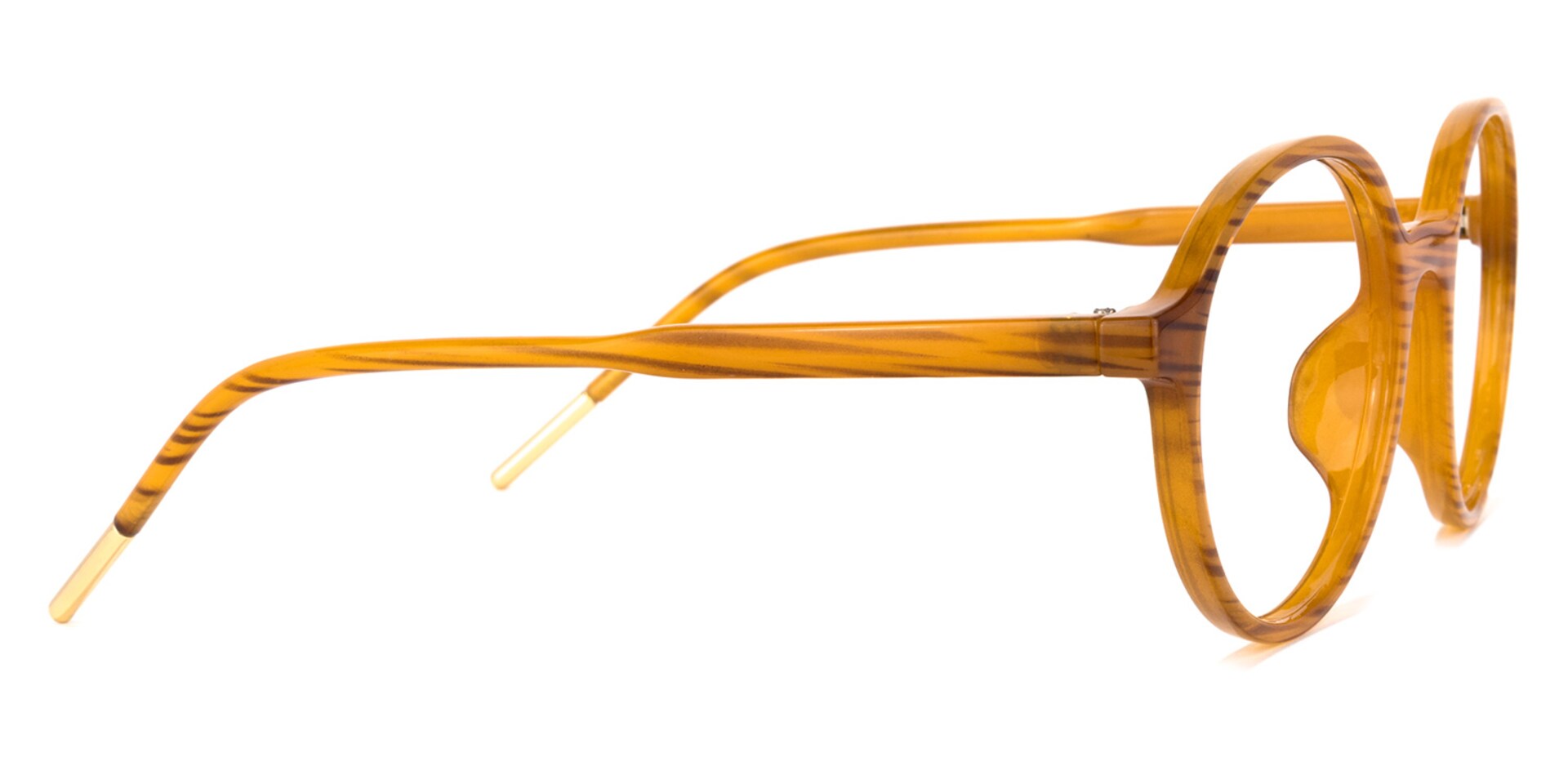 Tomas Round Brown Glasses | Zeelool Glasses3