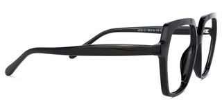 Norah Geometric Black Glasses3