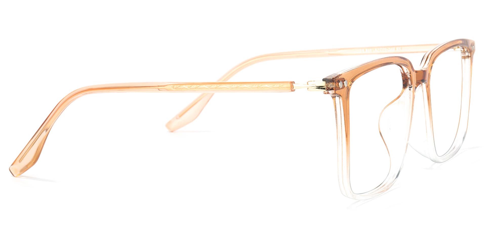 Tobias Square Earthy-Yellow Glasses | Zeelool Glasses3