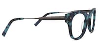 Tatum Round Blue-Camouflage Glasses 3