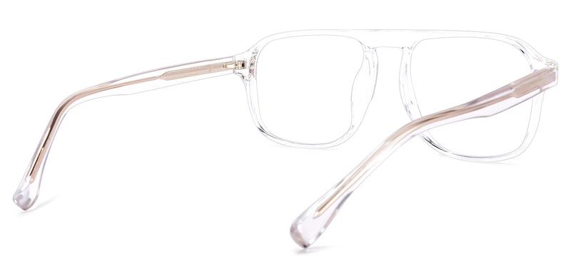 Willow Geometric Crystal Glasses | Zeelool Glasses4