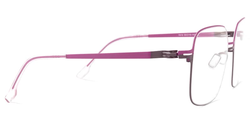 Yadira Square Two-Tone Glasses | Zeelool Glasses3