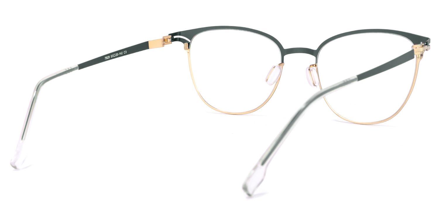 Yelena Sqaure Green Glasses | Zeelool Glasses4