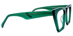 Cecile Cat Eye Green Glasses3