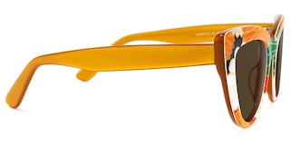 Makie Cateye Yellow Sunglasses2