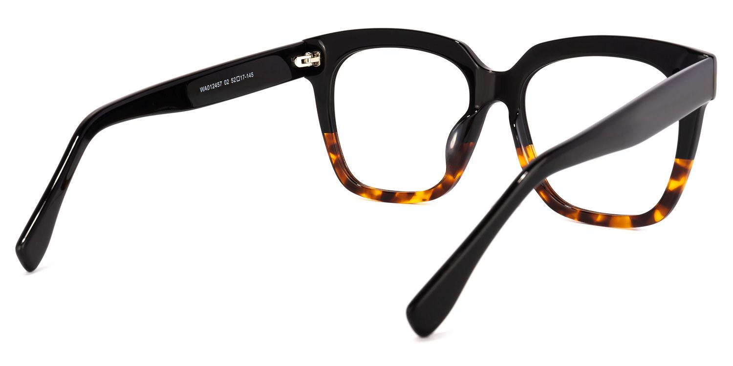 Xion Square Tortoise Glasses | Zeelool Glasses4
