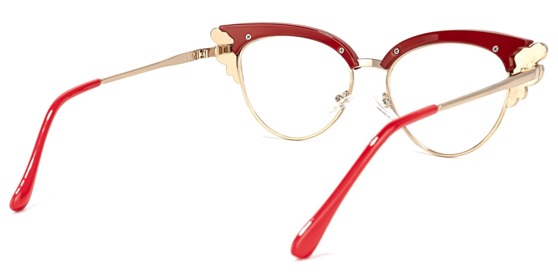 Cat Eye Red Glasses4