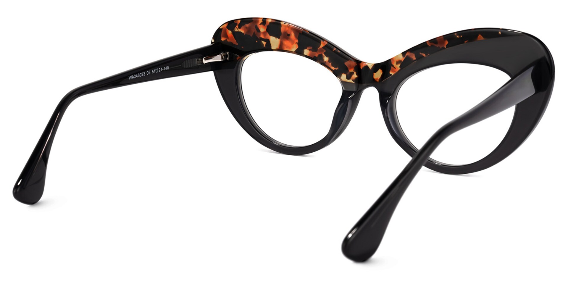 Bellamy Cateye Black-Tortoise Glasses | Zeelool Glasses3