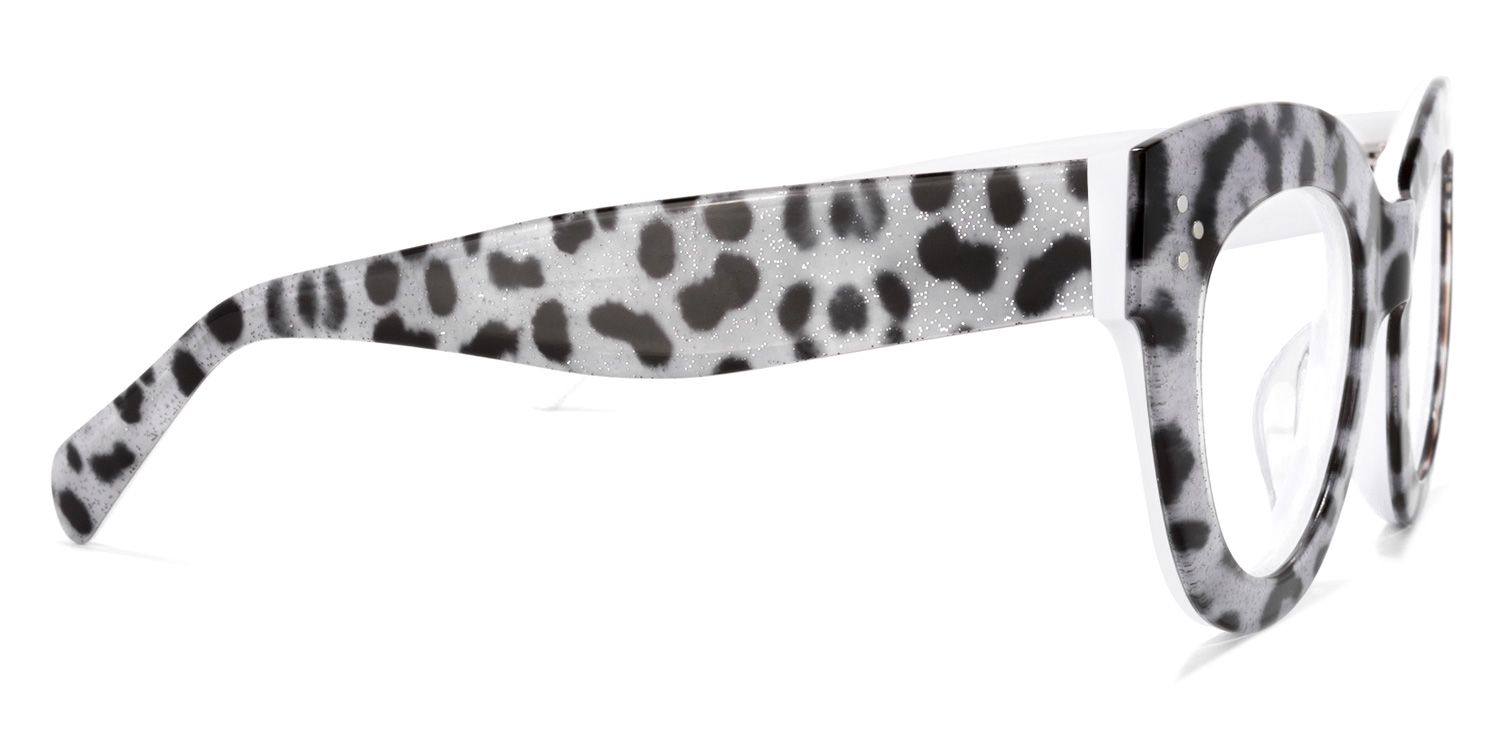 Torres Gray-Leopard Cat Eye Glasses with Wide Frames3