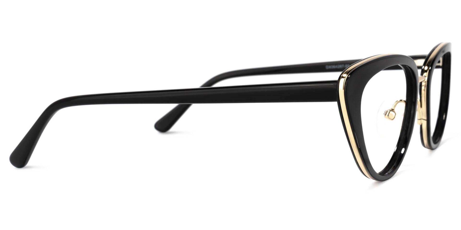 Cosme Cateye Black Glasses | Zeelool Glasses3