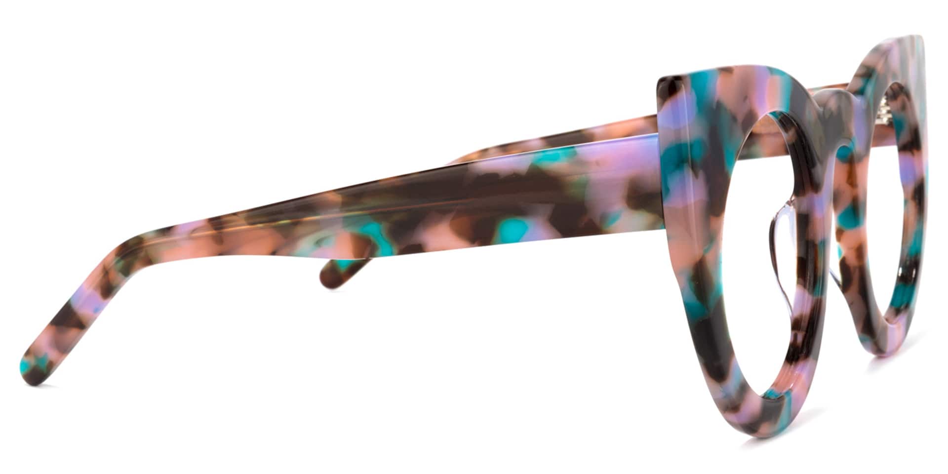 Ophelia Cateye Floral Glasses | Zeelool Glasses4