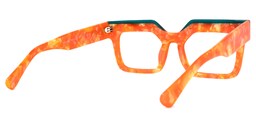 Rosado Rectangle Orange Glasses4