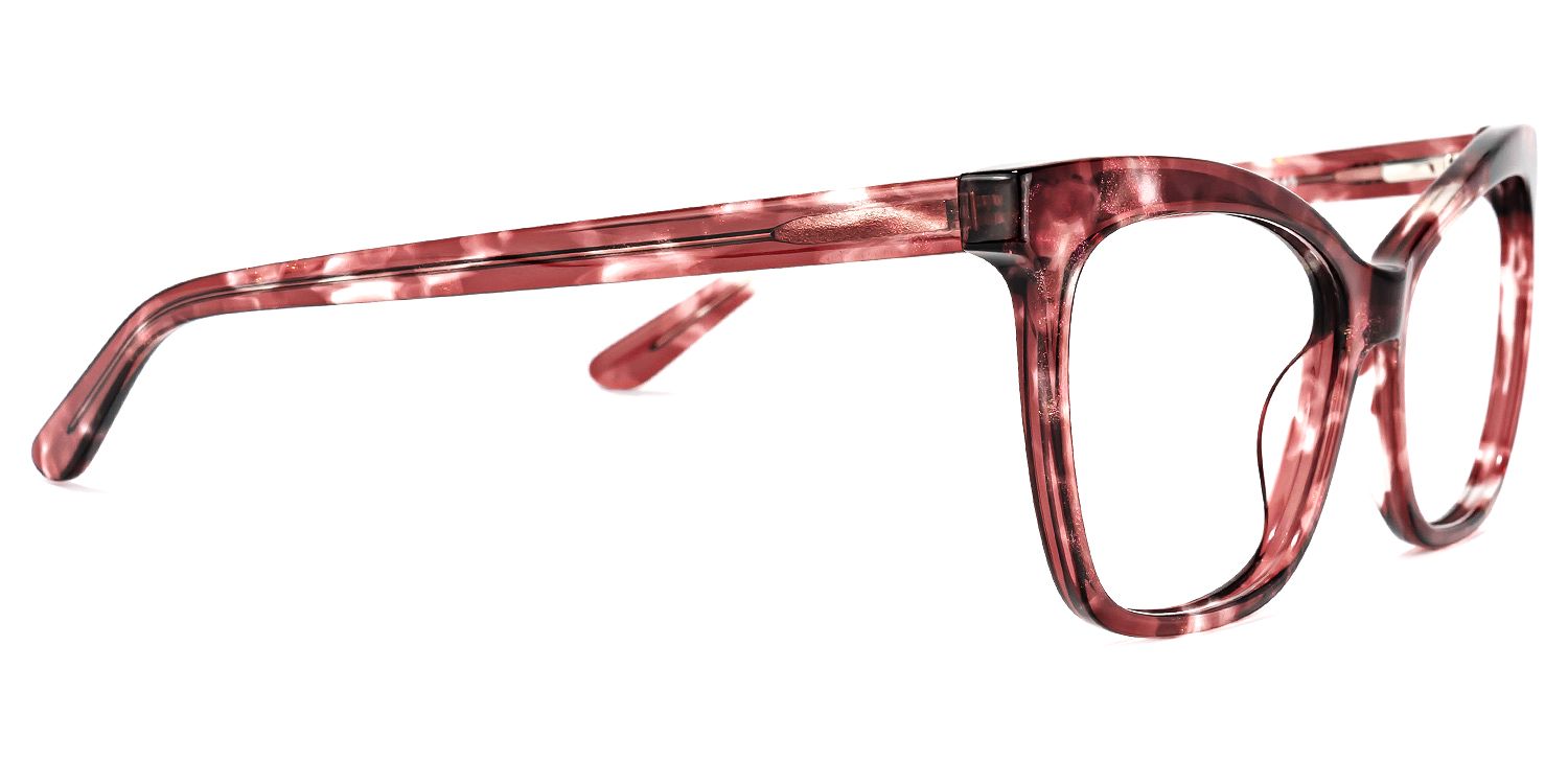Richardson Cateye Light-Maroon Glasses | Zeelool Glasses3