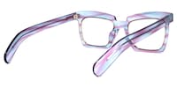 Corrales Square Purple-Blue Glasses4