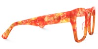 Denis Cat Eye Orange Glasses3