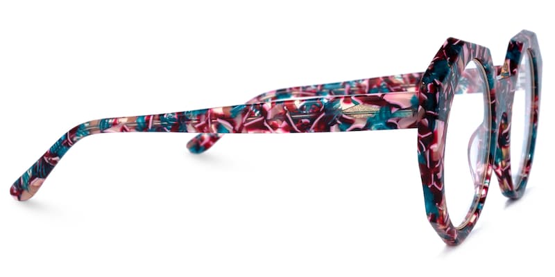 Bogar Geometric Floral Glasses | Zeelool Glasses3