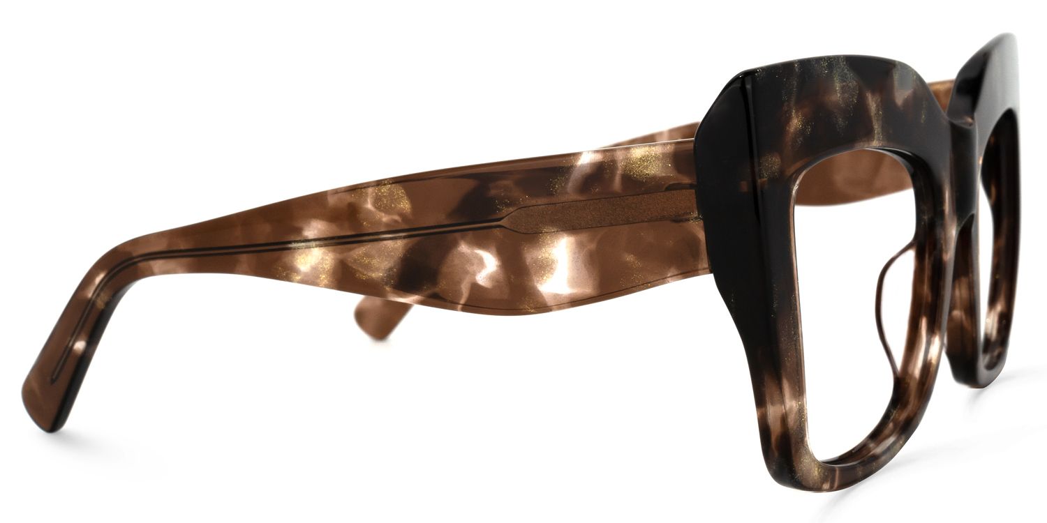 Charmaine Cat Eye Brown Glasses | Zeelool Glasses3