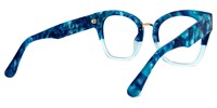 Denis Cat Eye Blue Glasses4