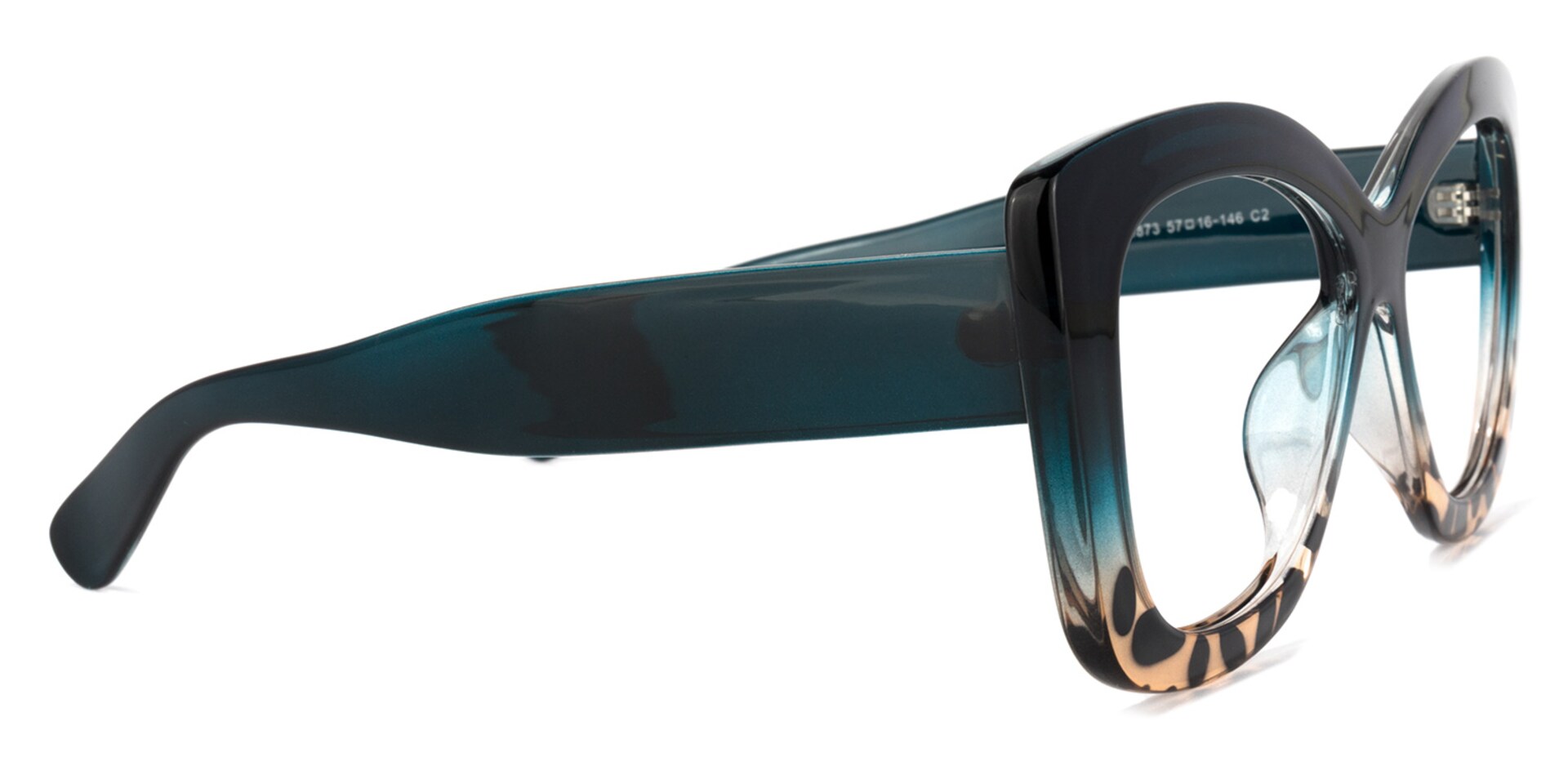 Xanthus Butterfly Two-Tone Glasses | Zeelool Glasses3