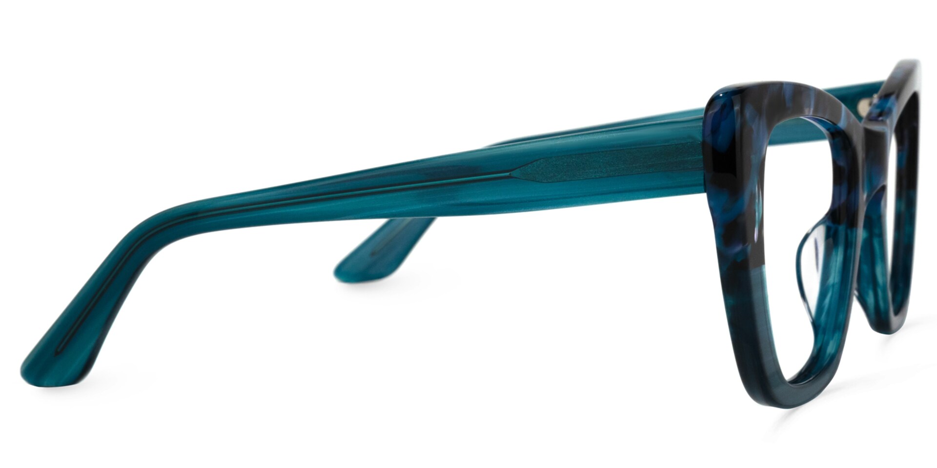 Lewis Cateye Blue Glasses | Zeelool Glasses3