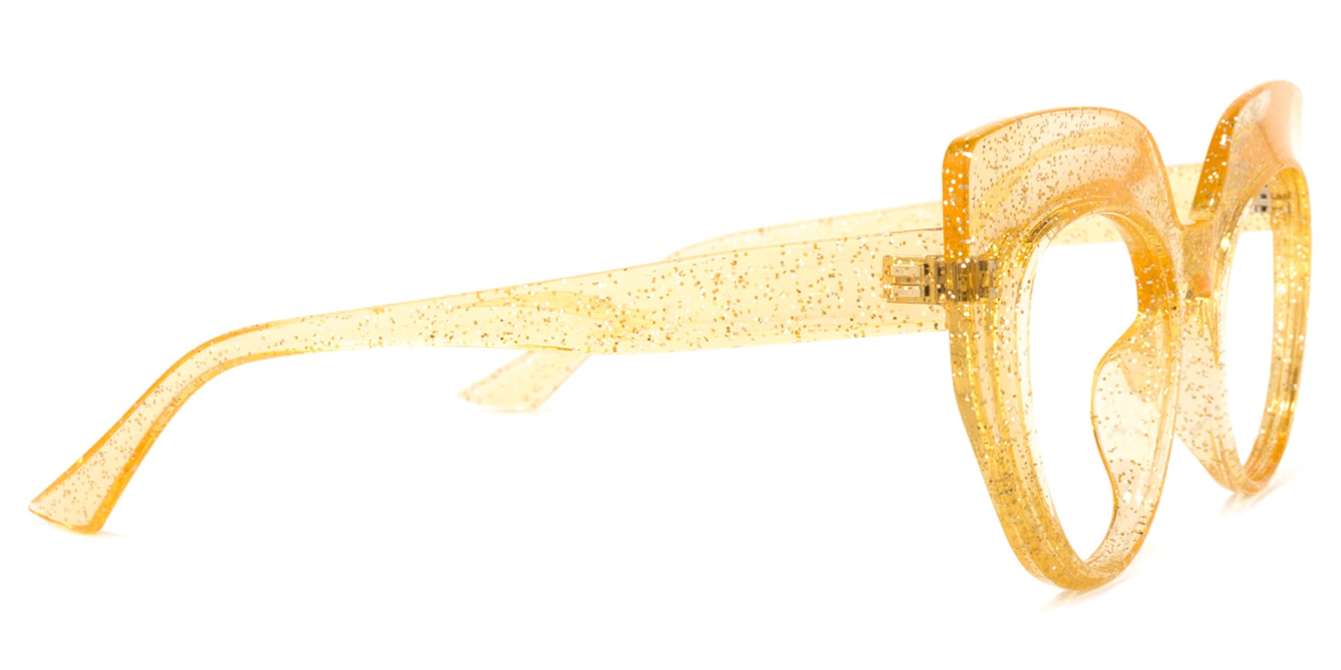 Depp Cateye Yellow Glasses | Zeelool Glasses3