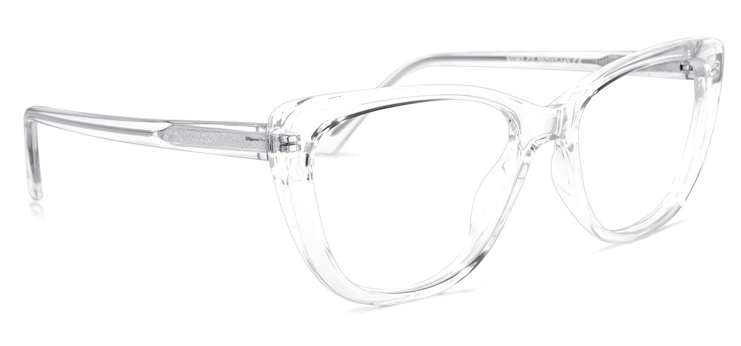 Qamar Cateye Clear Glasses | Zeelool Glasses2