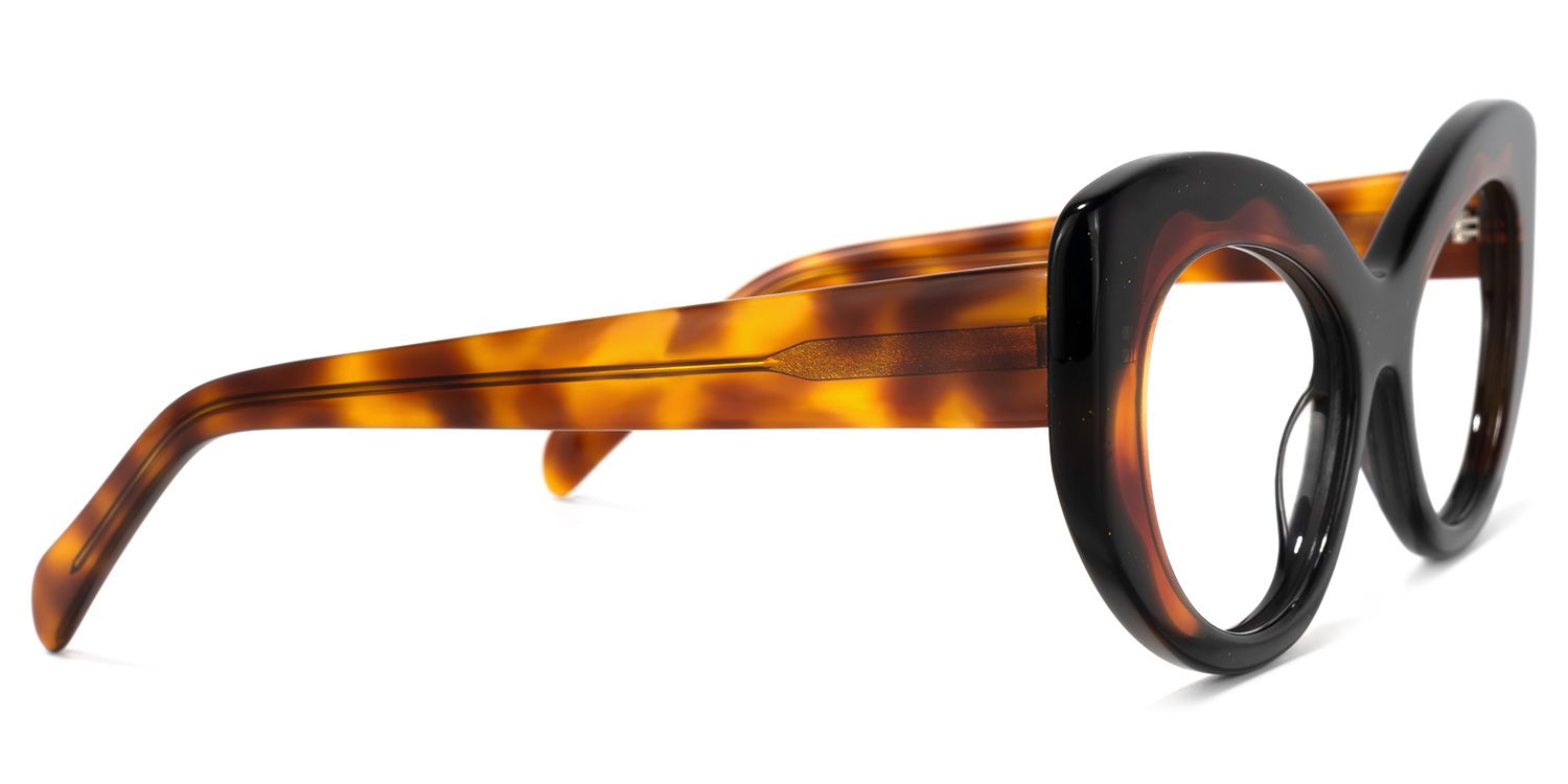 Toffee-Bites Cateye Tortoise Glasses | Zeelool Glasses3