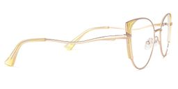 Hawraa Cateye Yellow Glasses3