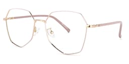 Bivins Geometric Pink Glasses3
