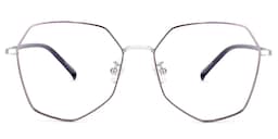 Bivins Geometric Purple Glasses0