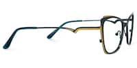 Divas Cateye Green Glasses3