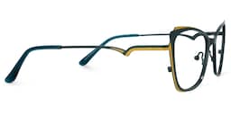 Divas Cateye Green Glasses3