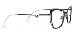 Divas Cateye Black Glasses3