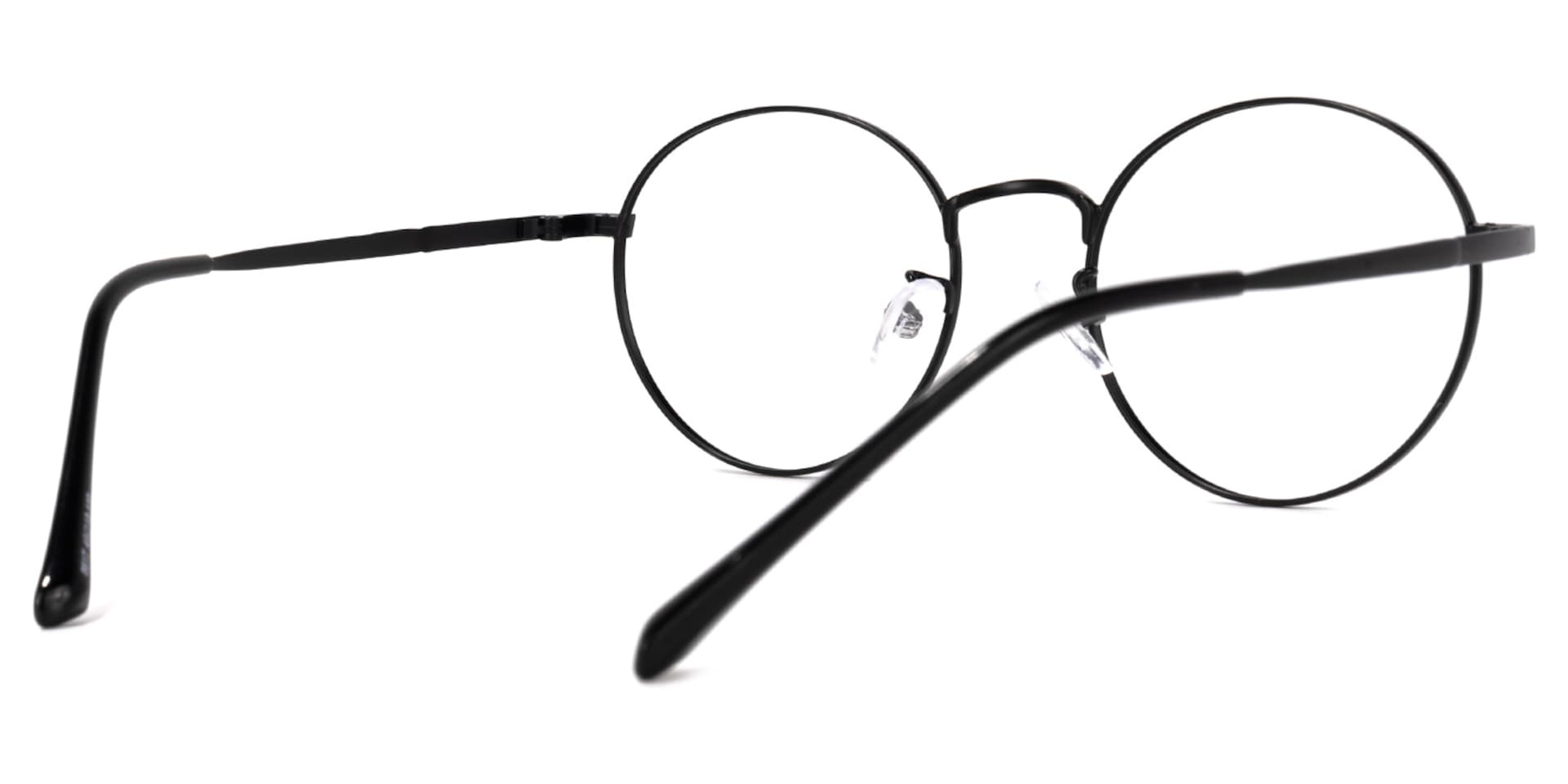 Garbsen Round Black Glasses | Zeelool Glasses4