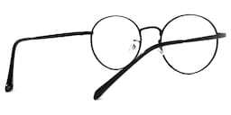 Garbsen Round Black Glasses4