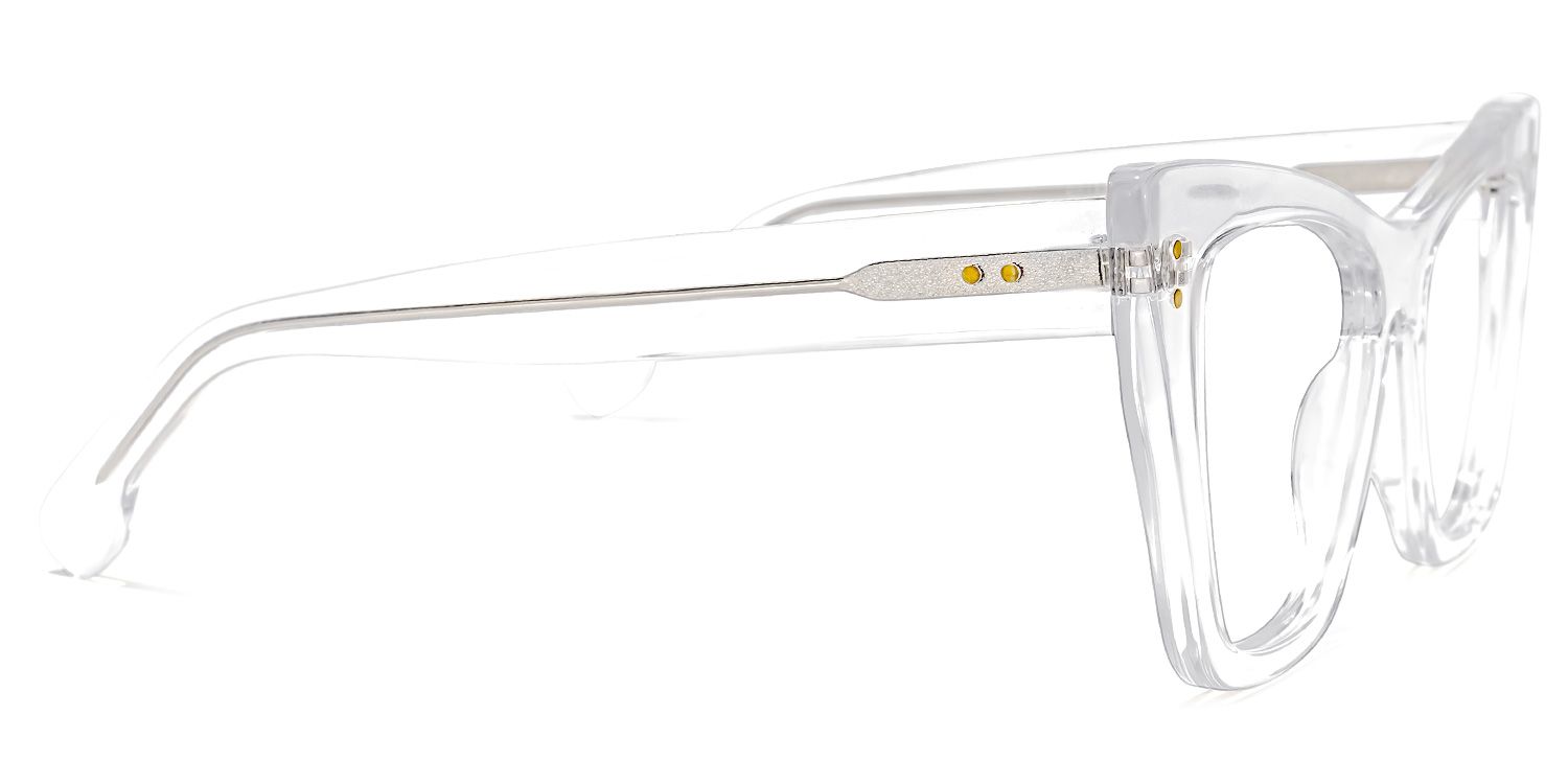 Kovacina Cateye Clear Glasses | Zeelool Glasses3