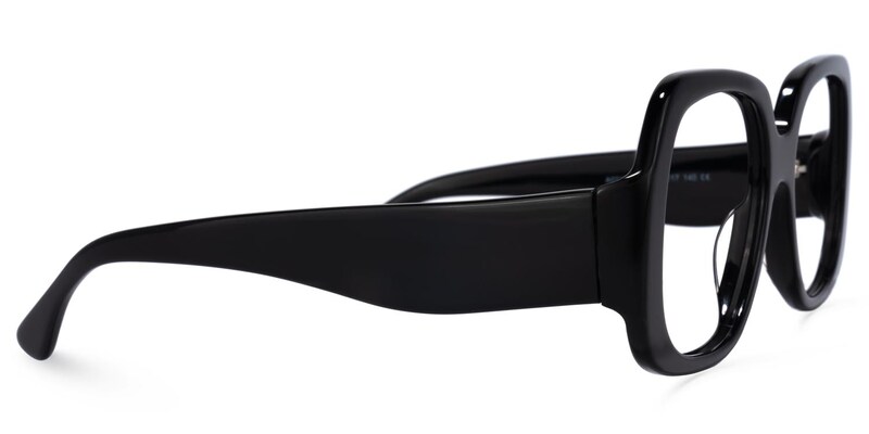 Erkrath Square Black Glasses | Zeelool Glasses3