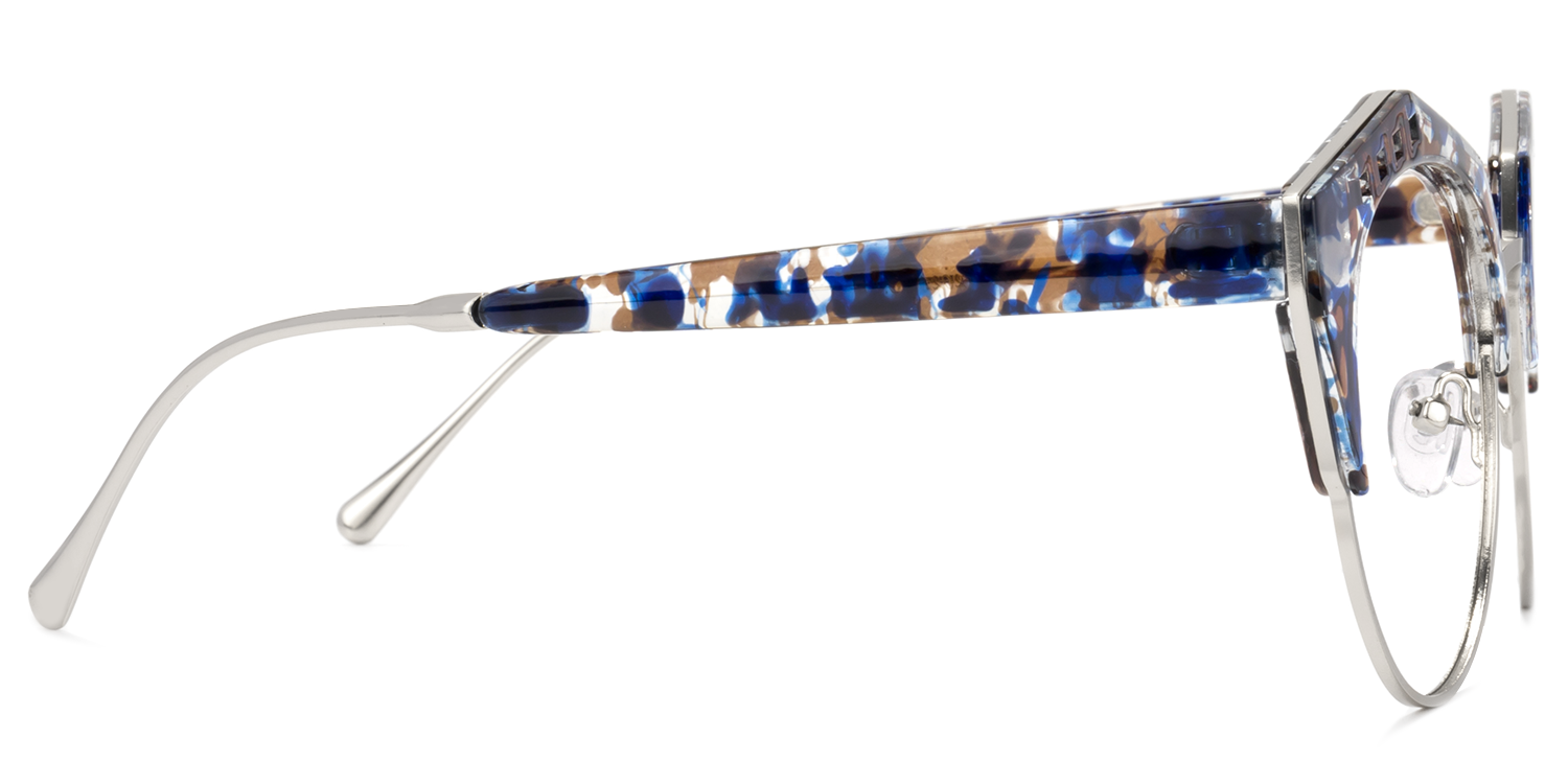 Latoya Geometric Floral Glasses | Zeelool Glasses3